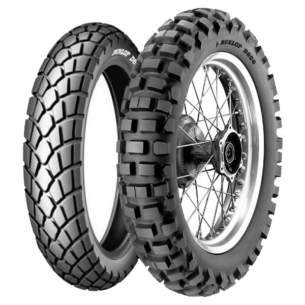 DUNLOP COPPIA GOMME DUNLOP 100/90-18 56P D602 + 130/90-18 69R D606