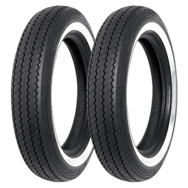 SHINKO COPPIA GOMME SHINKO 5.00-16 72H + 5.00-16 72H E-240 CLASSIC WW