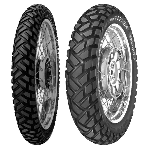 METZELER COPPIA GOMME METZELER 90/90-21 54S + 120/80-18 62S ENDURO 3 SAHARA