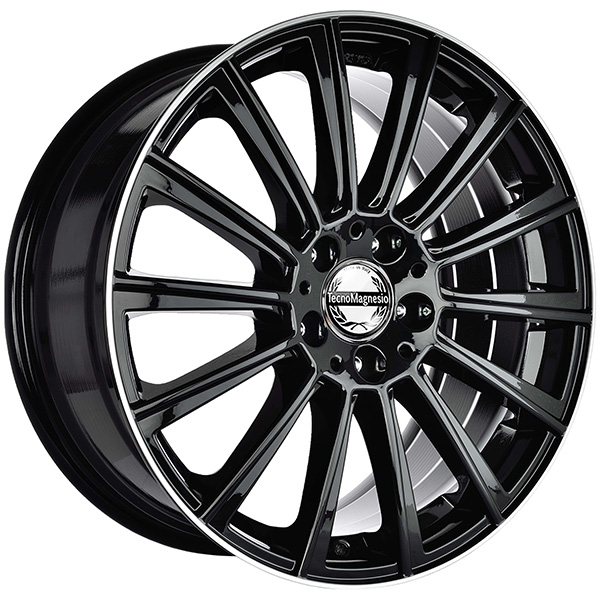 TECNOMAGNESIO ROTOR EVO 8x19 5x112 ET 33 BLACK LIP POLISHED
