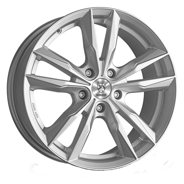 CERCHIO IN LEGA MOMO Fast 6,5x16 5x112 ET 40 GLOSSY SILVER