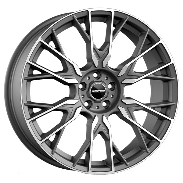GMP CERCHIO IN LEGA GMP FENDER 11x22 5x112 ET 39 MATT ANTHRACITE DIAMOND