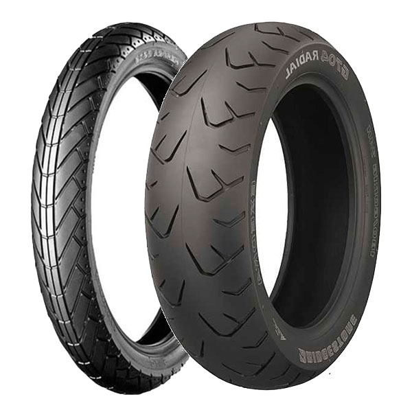 BRIDGESTONE COPPIA GOMME BRIDGESTONE 110/90-18 61V EXEDRA G525 + 180/60-16 74H EXEDRA G704
