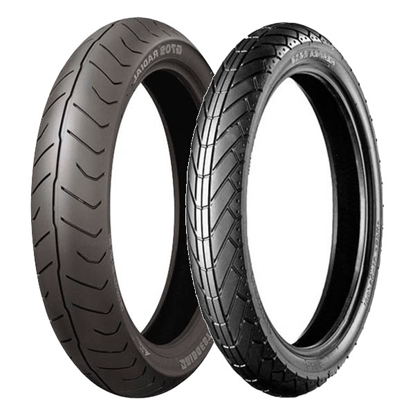 BRIDGESTONE COPPIA GOMME BRIDGESTONE 130/70-18 63H EXEDRA G709 + 110/90-18 61V EXEDRA G525
