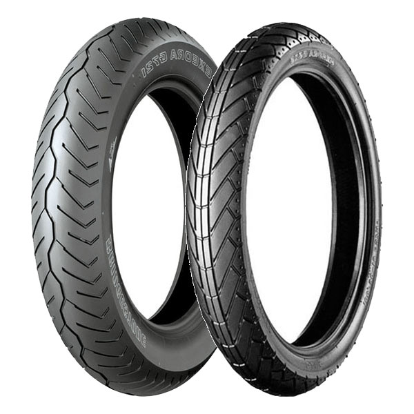 BRIDGESTONE COPPIA GOMME BRIDGESTONE 120/70-21 62H EXEDRA G721 + 110/90-18 61V EXEDRA G525