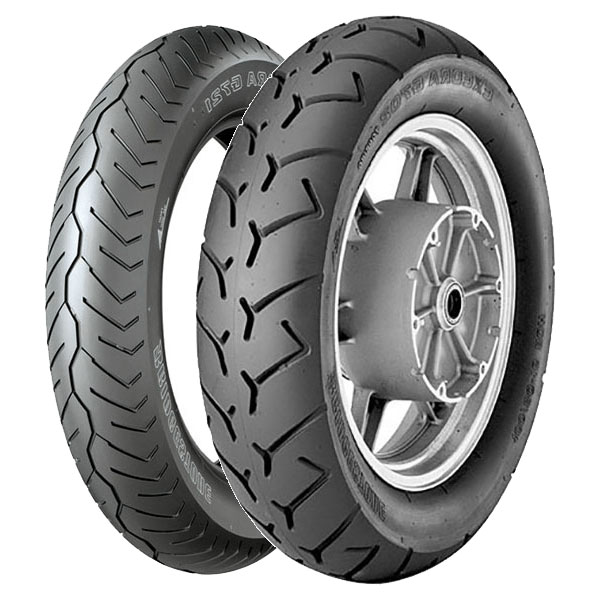 BRIDGESTONE COPPIA GOMME BRIDGESTONE 120/70-21 62H EXEDRA G721 + 160/80-16 80H EXEDRA G702