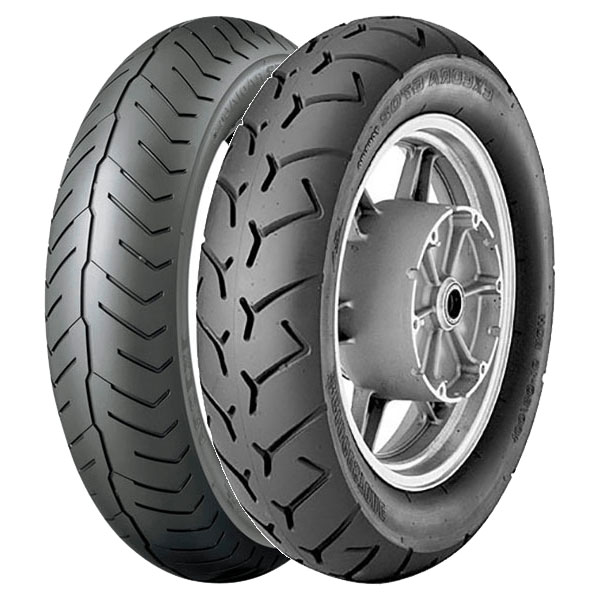 COPPIA GOMME BRIDGESTONE 130/70-18 63V EXEDRA G853 + 160/80-16 80H EXEDRA G702