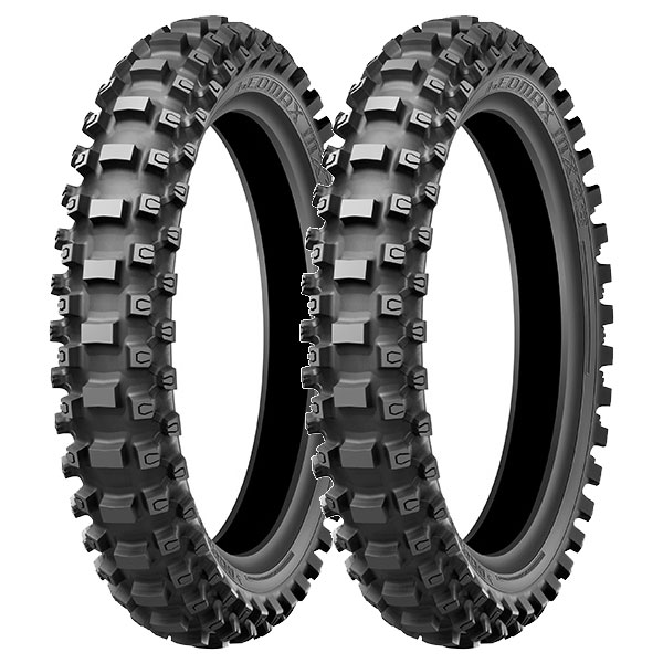 DUNLOP COPPIA GOMME DUNLOP 60/100-12 GEOMAX MX33 + 120/80-19 GEOMAX MX33 DOT23