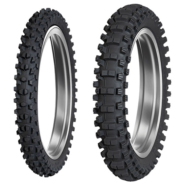COPPIA GOMME DUNLOP 70/100-19 42M + 120/90-19 66M GEOMAX MX34