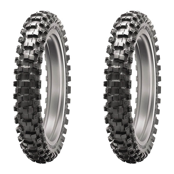 DUNLOP COPPIA GOMME DUNLOP 60/100-12 36J + 70/100-10 41J GEOMAX MX53