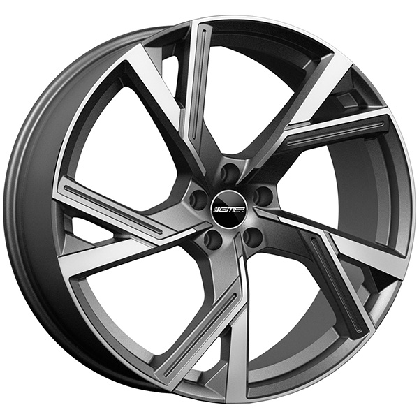 GMP ANGEL 9.5x22 5x112 ET 36 MATT ANTHRACITE DIAMOND