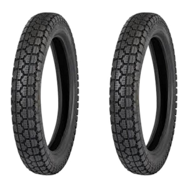 COPPIA GOMME HWA FONG 3.25-16 48P + 3.50-19 57H H-308