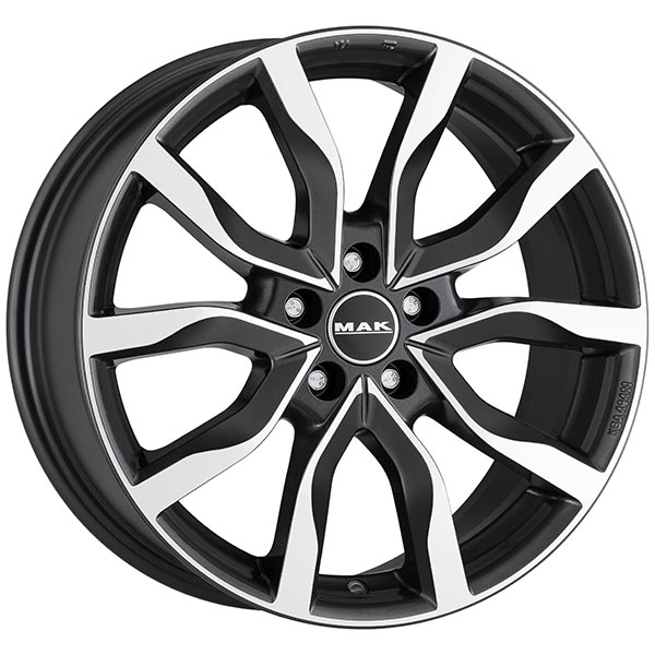 MAK HIGHLANDS W 6.5x16 5x114.3 ET 40 GUN MET-MIRROR FACE