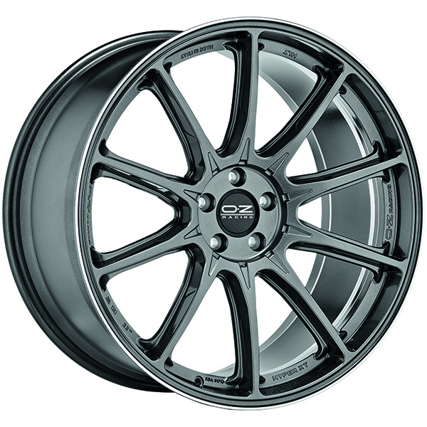 OZ RACING HYPER XT HLT 11.5x22 5x130 ET 52 STAR GRAPHITE DIAMOND LIP