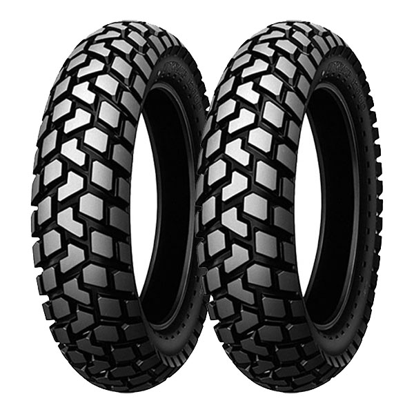 DUNLOP COPPIA GOMME DUNLOP 90/100-19 55P + 120/90-16 63P K460
