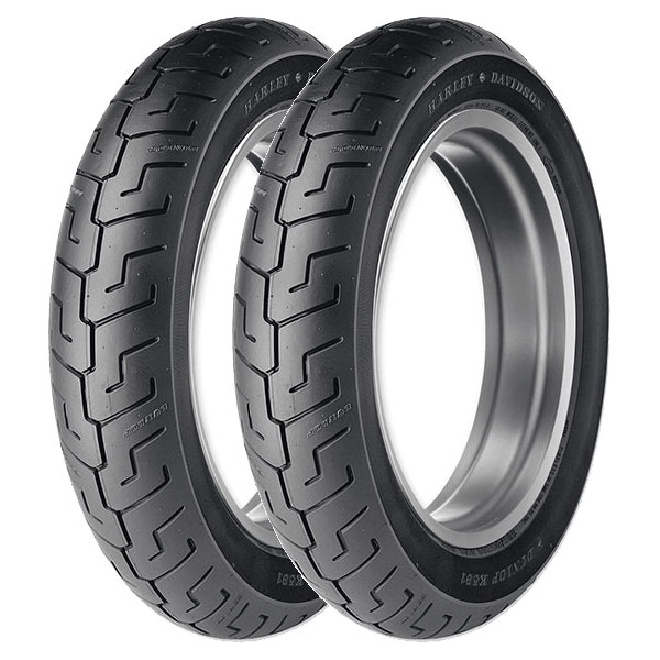 DUNLOP COPPIA GOMME DUNLOP 100/90-19 51V + 160/70-17 73V K591 H.D.