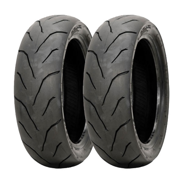 KENDA COPPIA GOMME KENDA 120/80-14 58S + 120/80-14 58S K711 M+S