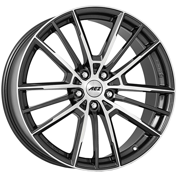 AEZ Kaiman dark 8x18 5x108 ET 40 Gunmetal/polished