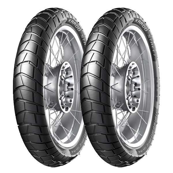 METZELER COPPIA GOMME METZELER 120/70-15 56P + 140/70-14 62P KAROO STREET SCOOTER