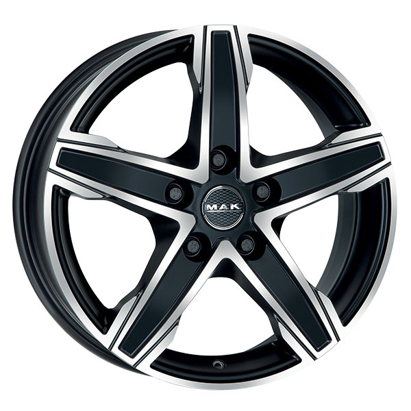 MAK KING 5 6.5x16 5x118 ET 55 ICE BLACK