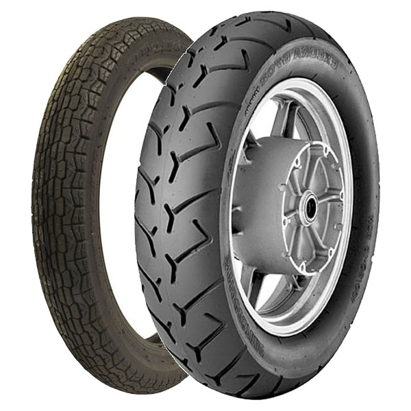 BRIDGESTONE COPPIA GOMME BRIDGESTONE 3.00-19 49S EXEDRA L303 + 160/80-16 80H EXEDRA G702