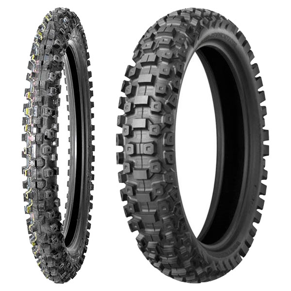 BRIDGESTONE COPPIA GOMME BRIDGESTONE 60/100-12 MOTOCROSS M403 + 80/100-12 MOTOCROSS M204