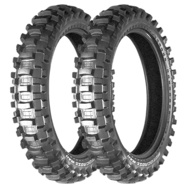 BRIDGESTONE COPPIA GOMME BRIDGESTONE 2.50-10 33J + 2.50-10 33J MOTOCROSS M40