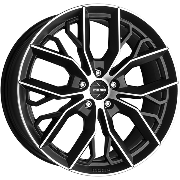 MOMO Massimo 8x18 5x112 ET 40 MATT BLACK POLISHED
