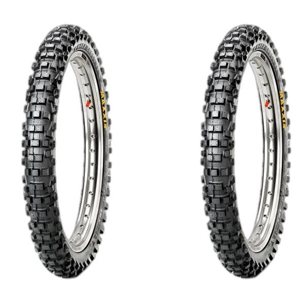 MAXXIS COPPIA GOMME MAXXIS 90/100-14 49M + 90/100-14 49M M7305 MAXXCROSS