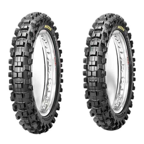 MAXXIS COPPIA GOMME MAXXIS 90/100-16 52M + 120/100-18 68M M7312 MAXXCROSS