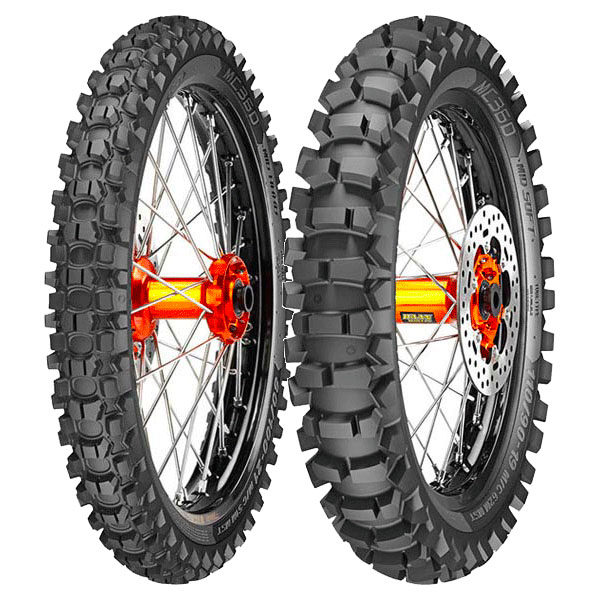 METZELER COPPIA GOMME METZELER 90/90-21 54M + 110/100-18 64M MC360 MID HARD MST