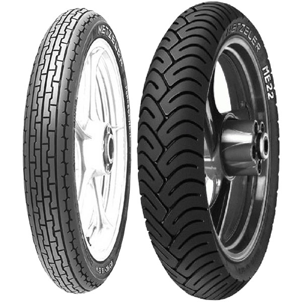 METZELER COPPIA GOMME METZELER 3.25-18 52H PERFECT ME 11 + 3.00-17 50P ME 22