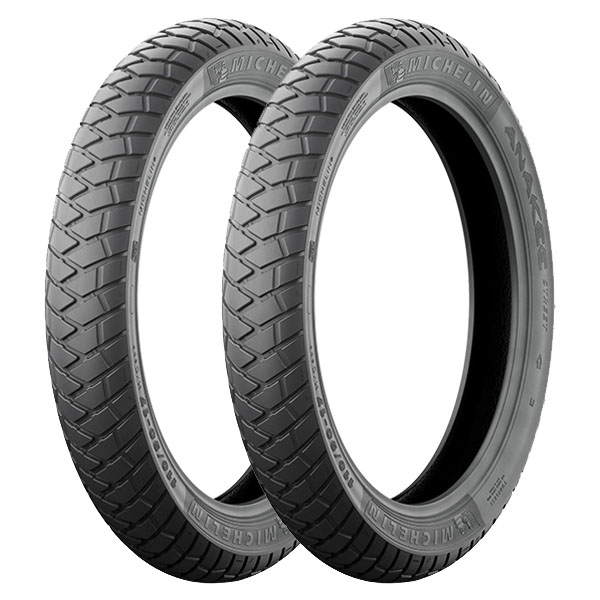 COPPIA GOMME MICHELIN 3.00-17 50P + 90/80-16 51S ANAKEE STREET