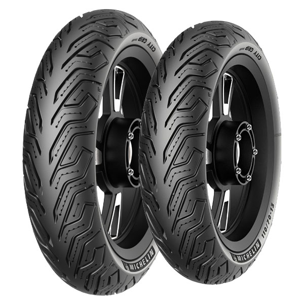COPPIA GOMME MICHELIN 90/90-12 54S + 130/70-12 62S CITY GRIP SAVER