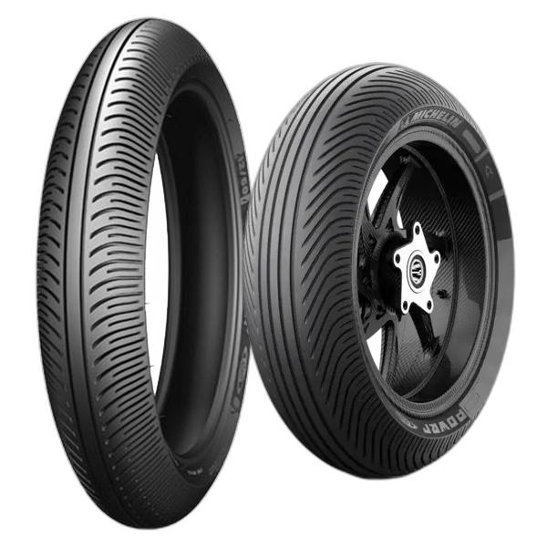 MICHELIN COPPIA GOMME MICHELIN 12/60-17 POWER RAIN NHS + 19/69-17 POWER RAIN