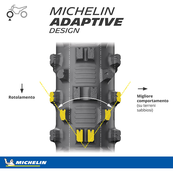 MICHELIN 110/90 -19 62M