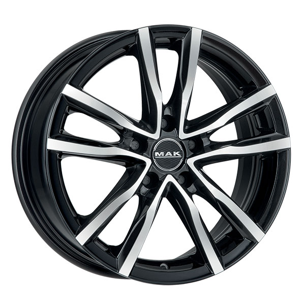 MAK MILANO 7x18 5x100 ET 48 BLACK MIRROR
