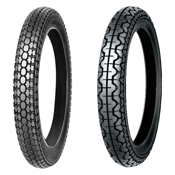 MITAS COPPIA GOMME MITAS 4.00-19 71P H-02 + 4.00-18 64S H-06
