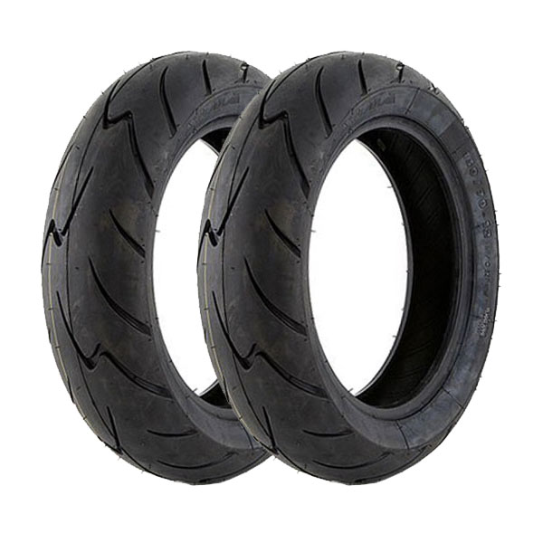 MITAS COPPIA GOMME MITAS 120/90-10 57P + 120/90-10 57P MAXIMA