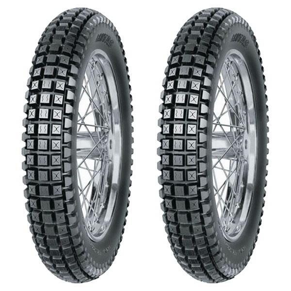 MITAS COPPIA GOMME MITAS 3.50-19 63P + 3.50-19 63P E-05 M+S