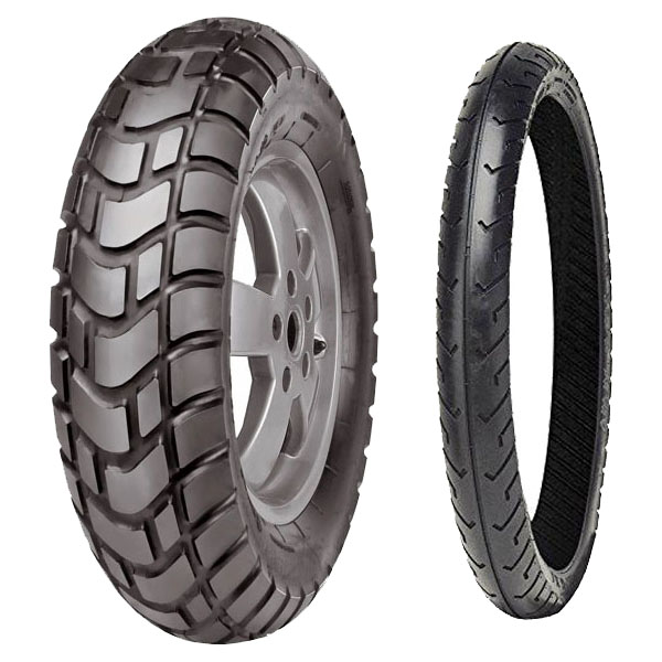 MITAS COPPIA GOMME MITAS 130/90-10 61J MC17 + 2.75-16 46J MC2