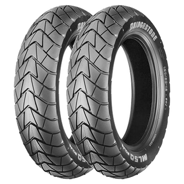 BRIDGESTONE COPPIA GOMME BRIDGESTONE 110/80-10 58J + 110/80-10 58J ML50
