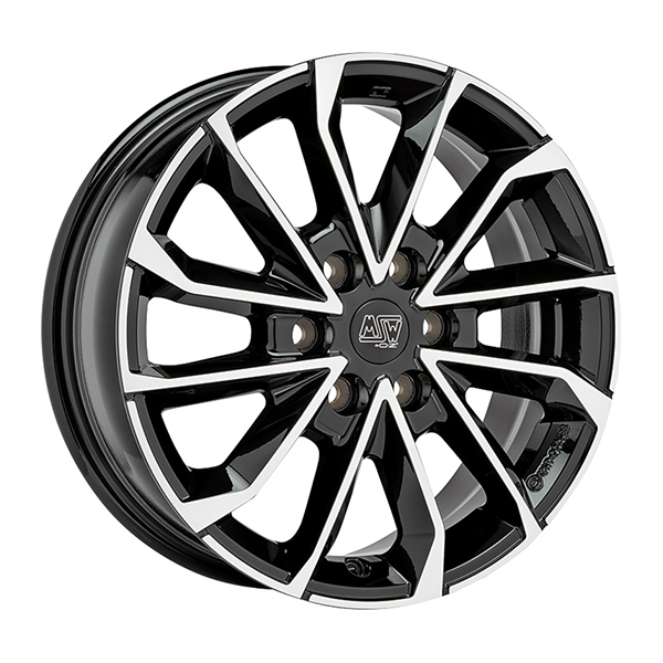 MSW CERCHIO IN LEGA MSW MSW 42 VAN 8.5x20 6x120 ET 47 GLOSS BLACK FULL POLISHED