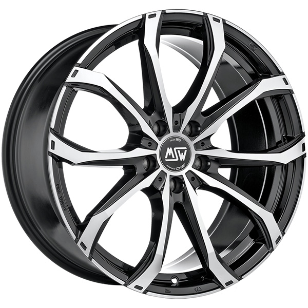 MSW 48 7,5x17 5x115 ET 42 GLOSS BLACK FULL POLISHED