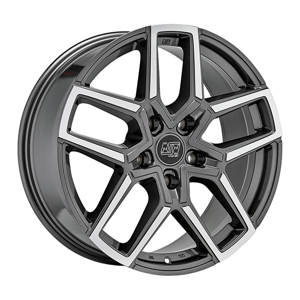MSW CERCHIO IN LEGA MSW MSW 52 8.5x20 5x120 ET 41.5 GLOSS GUN METAL FULL POLISHED