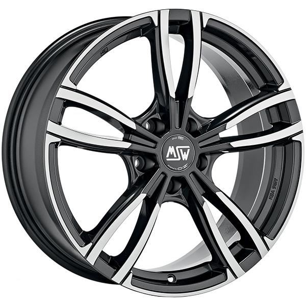 MSW 73 8x19 5x120 ET 35 GLOSS DARK GREY FULL POLISHED