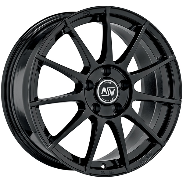MSW 85 6x15 5x100 ET 38 GLOSS BLACK