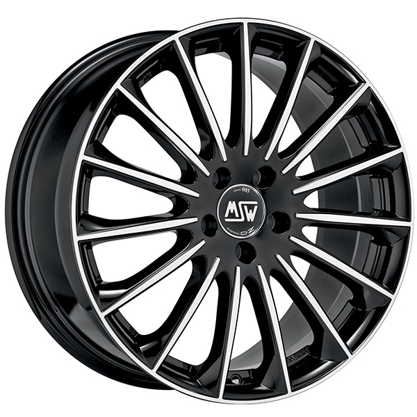 MSW 30 7,5x18 5x112 ET 33 GLOSS BLACK FULL POLISHED