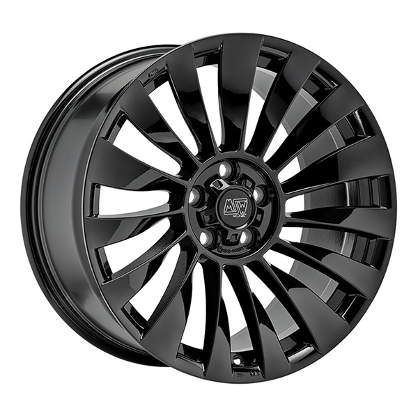 CERCHIO IN LEGA MSW MSW 37T 9.5x19 5x114.3 ET 45 GLOSS BLACK
