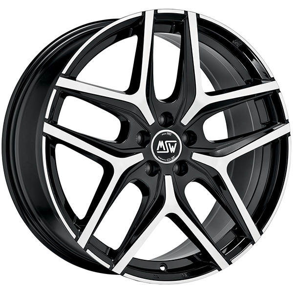 MSW 40 8,5x20 5x112 ET 30 GLOSS BLACK FULL POLISHED